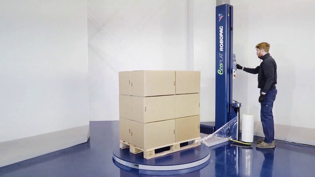 “Efficient Pallet Wrapping Solution: The Eco-Friendly Innovator for Streamlined Packaging”