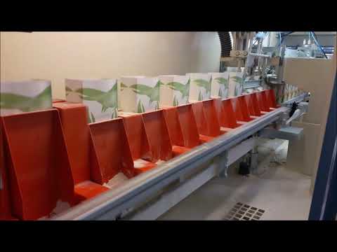 “Innovative High-Capacity Paper Bag Packaging Solution for Flour and Sugar: Italy’s P82 Industrial Bag Packer”